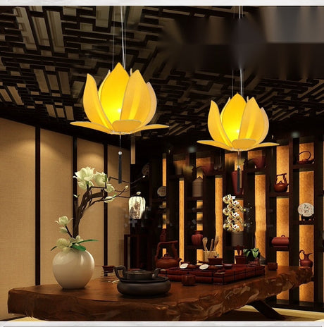 ZHONGSHAN Lotus Chandelier for Zen Restaurant from ZHONGSHAN