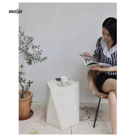 Terrazo Diamond Side Table from maija