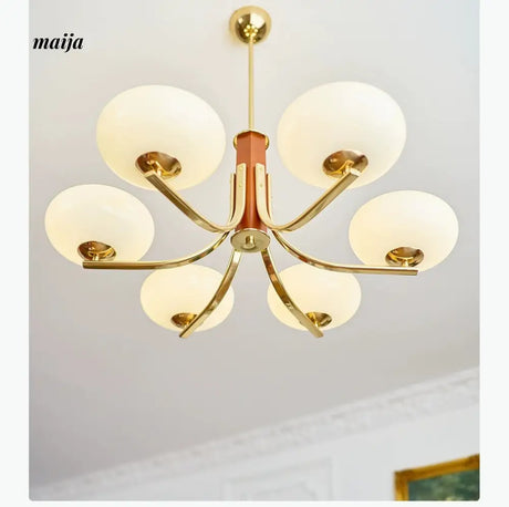 NANCY Solid Wood All-Copper Cream Wind Bedroom Lamp from NANCY