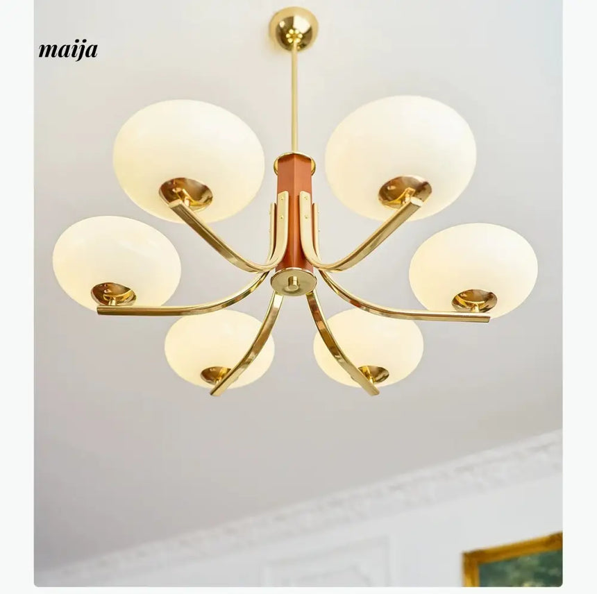 NANCY Solid Wood All-Copper Cream Wind Bedroom Lamp from NANCY