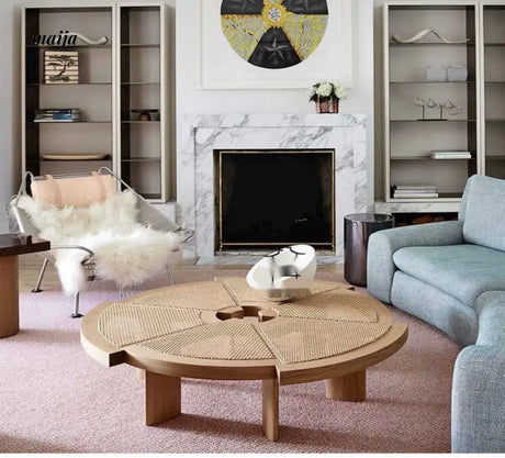 19 DREAM SPACE Rattan Tea Table from 19 DREAM SPACE
