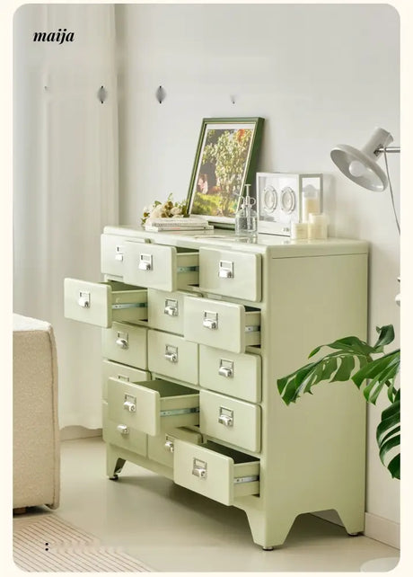 PUMPKIN BOX Japanese Retro Iron Drawer Cabinet from PUMPKIN BOX