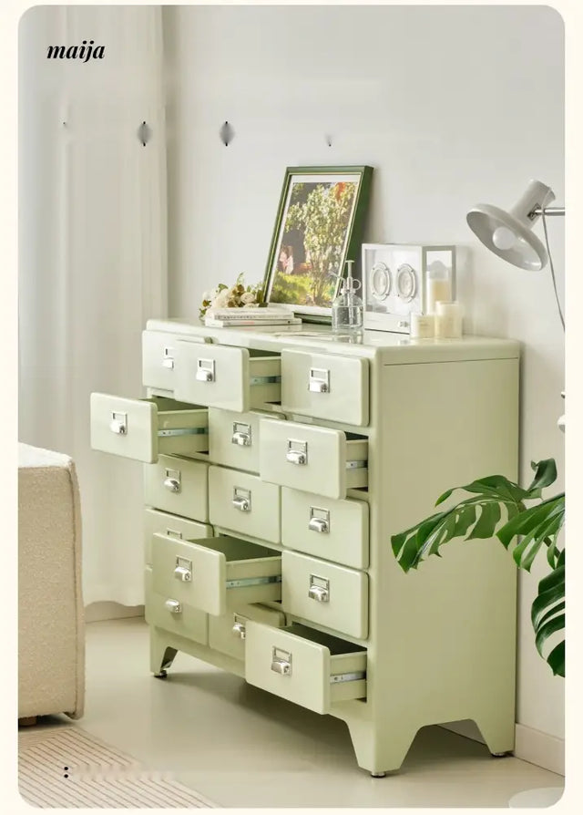 PUMPKIN BOX Japanese Retro Iron Drawer Cabinet from PUMPKIN BOX
