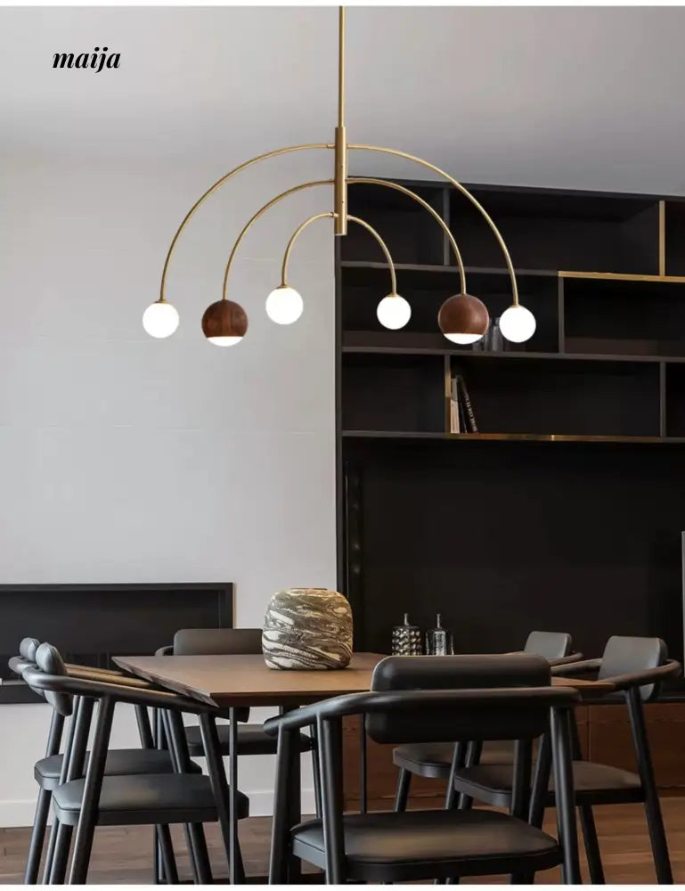 CH LIGHTING Scandinavian Copper Bar Ceiling Lamp from CH LIGHTING
