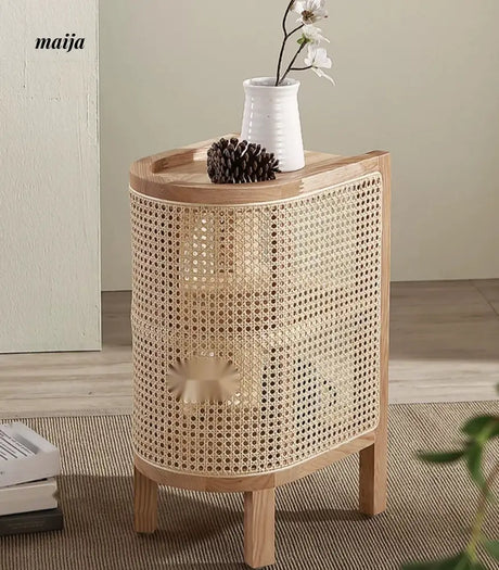 RATTAN CRAFTSMAN Scandinavian Sofa Bedside Table from RATTAN CRAFTSMAN