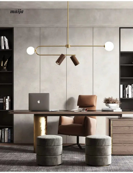 CH LIGHTING Copper Japanese Ceiling Light for Living Room from HOBBYTREE