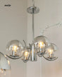 LYNN Space Age Glass Chandelier from Lynn's Lamp