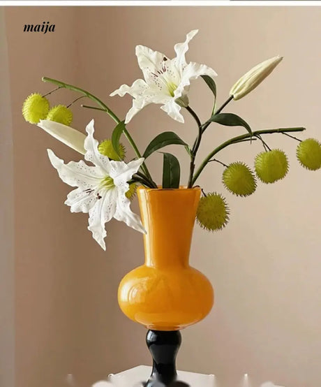 GUIFOU High Foot Lily Glass Vase from GUIFOU