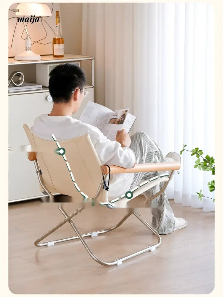PUMPKIN BOX Nordic Folding Canvas Chair from PUMPKIN BOX
