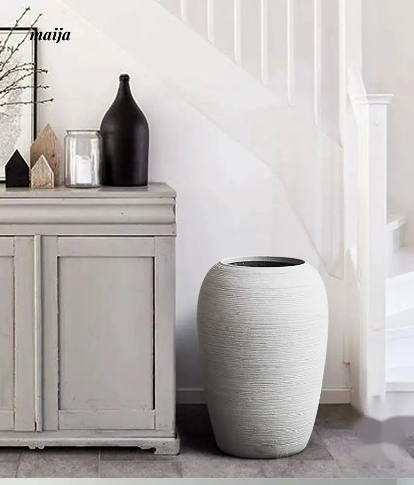 JOTO Retro Ceramic Large Vase Living Room Hotel Decoration from JOTO