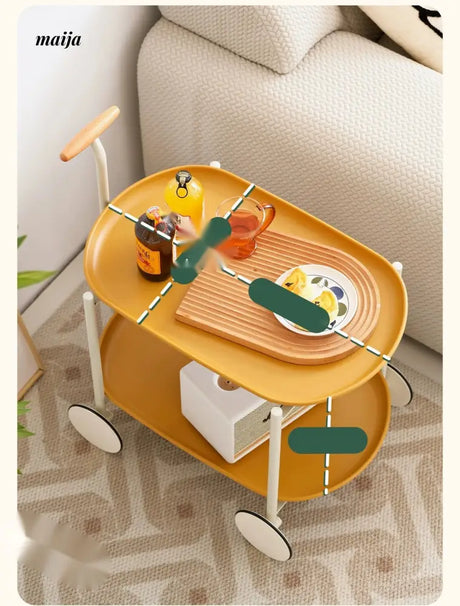 PUMPKIN BOX Scandinavian Coffee Table and Storage Cart from PUMPKIN BOX