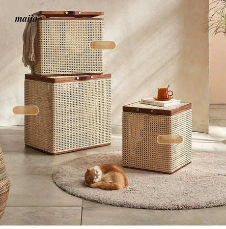 RATTAN CRAFTSMAN Wooden Storage Box from RATTAN CRAFTSMAN