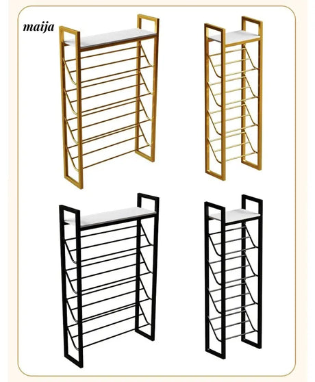 YUJIA Nordic Iron Shoe Rack Multi-Layer Storage from YUJIA