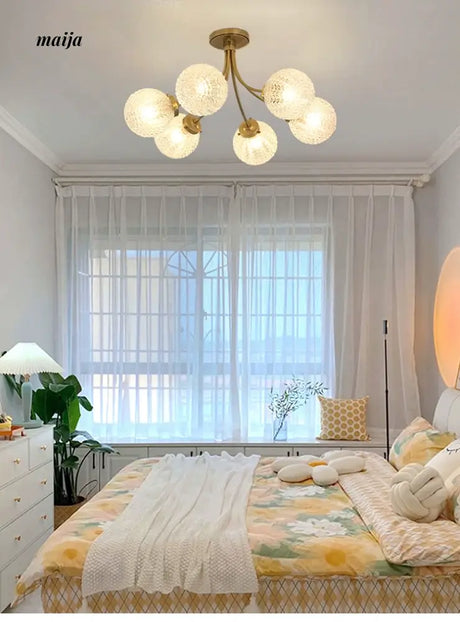 NANCY French Minimalist Chandelier with Glass from NANCY