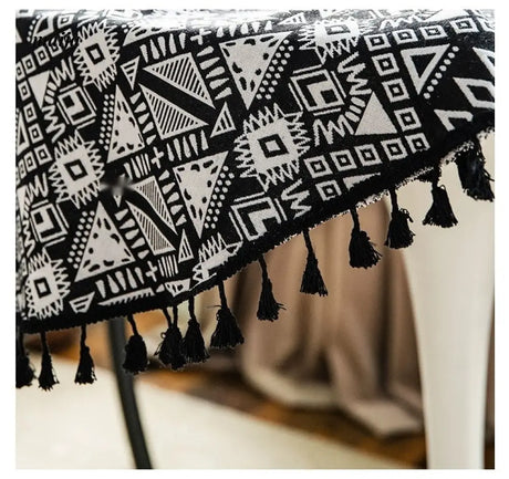 MAN YUE HOME Retro Tablecloth for American and Japanese Inspired Spaces from MAN YUE HOME