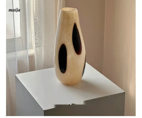 GUIFOU Glazed Line Glass Vase Set from GUIFOU