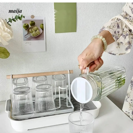 BANKE Glossy Glass Holder Storage Drying Rack from BANKE