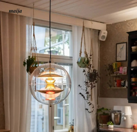LYNN Danish Globe Chandelier from Lynn's Lamp