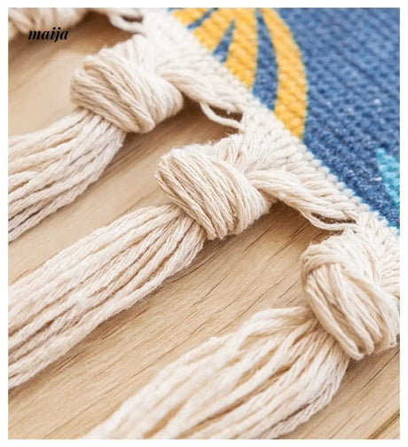 MAN YUE HOME Retro Woven Tapestry for Bedroom Canvas Decor from MAN YUE HOME