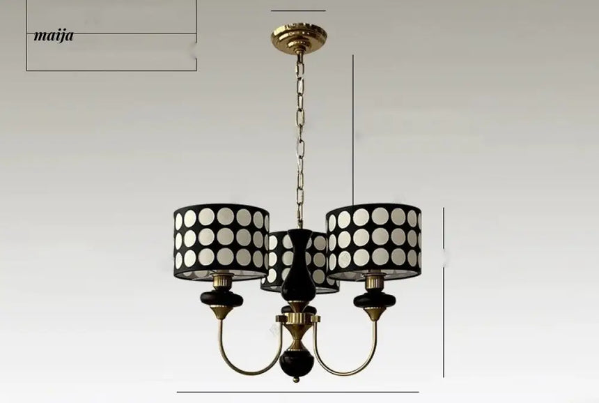 NANCY Scandinavian Ceiling Lamp French Retro Style from HOBBYTREE