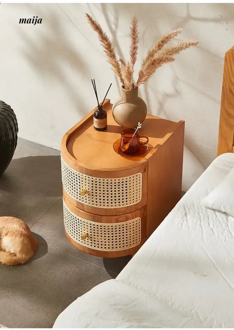 RATTAN CRAFTSMAN Bedside Rattan Cabinet from RATTAN CRAFTSMAN
