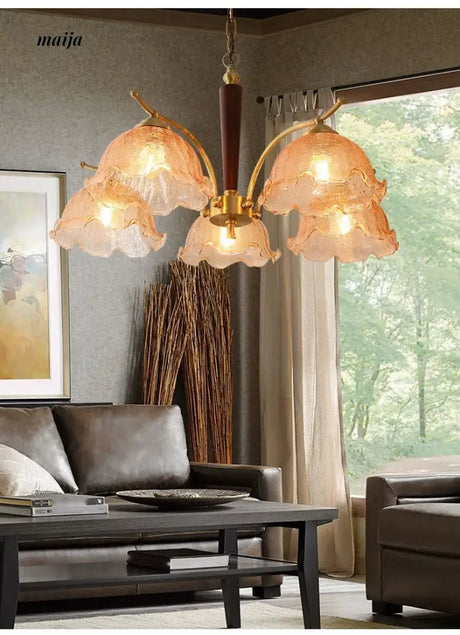 NANCY American Nanyang Style Retro Chandelier from NANCY