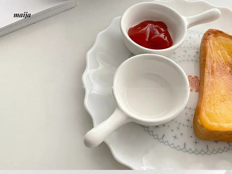 BANKE Ceramics Tomato Sauce Dip Plate from BANKE