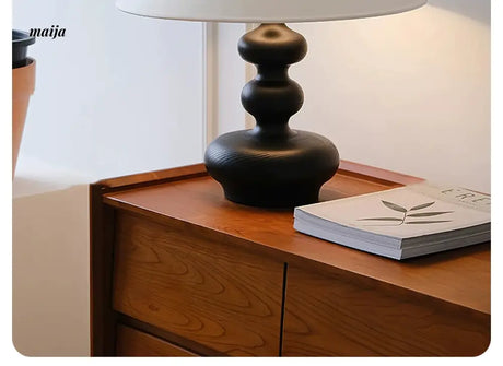 NANCY Solid Wood Table Lamp Wabi-Sabi Style from NANCY