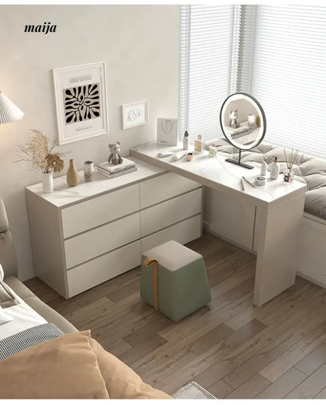 MEIHOUSE Modern Minimalist Dressing Table Bedroom Storage System from MEIHOUSE