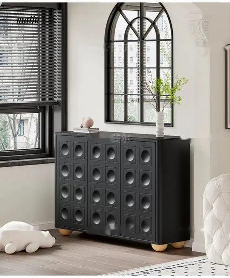 FEEL Large Capacity Black Shoe Cabinet from FEEL