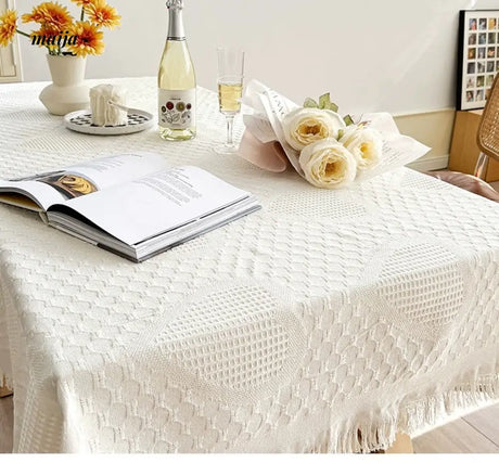 MAN YUE HOME Lace Tablecloth for French INS Style Dining Spaces from MAN YUE HOME