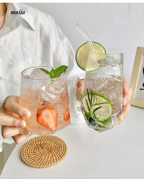 BANKE Hammer Glass Water Fruit Drink Cup from BANKE
