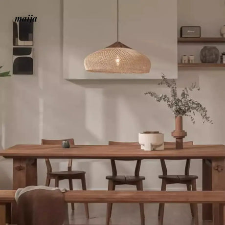 ZHONGSHAN Zen Rattan Chandelier for Restaurant from ZHONGSHAN