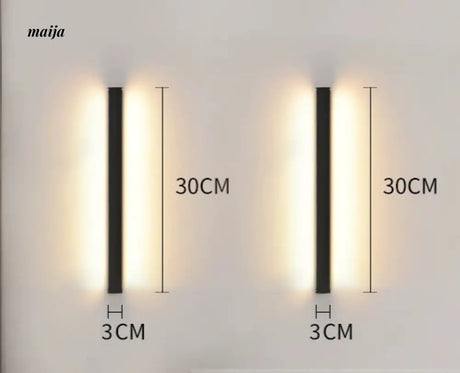 GVG Uzair Long Line LED Wall Lamp from GVG