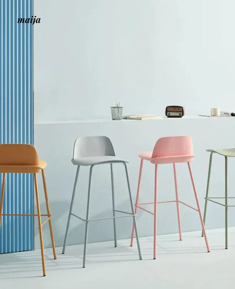 (Set of 2) Evie Pastel Bar Stool from maija