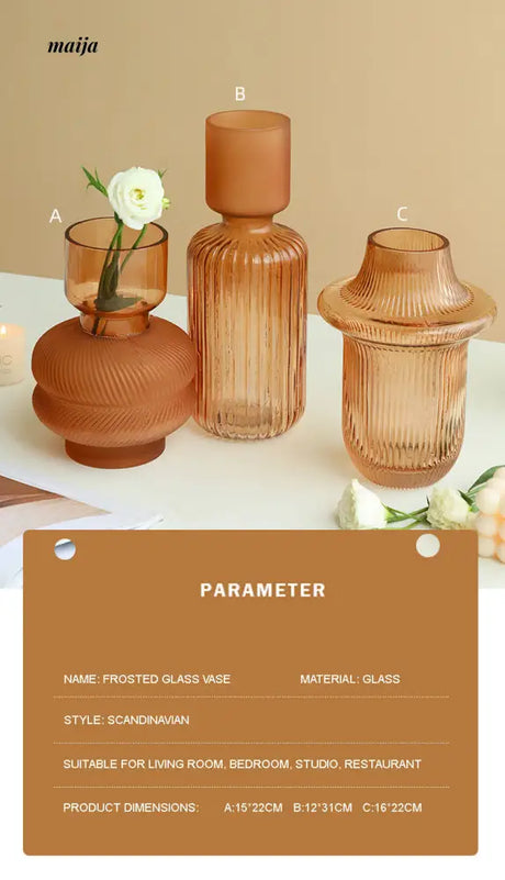 Frosted Glass Vase from maija