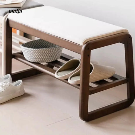 Eliot Solid Wood Shoe Changing Bench from maija