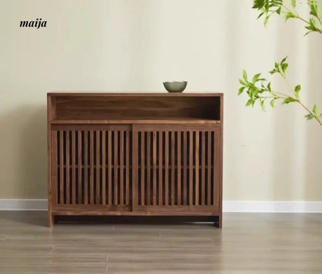 Christensen Solid Wood Slide Door Cabinet from maija