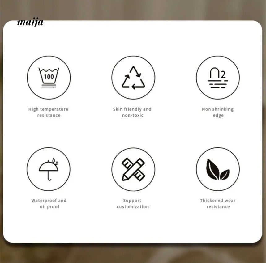 Oval Leather Placemat from maija
