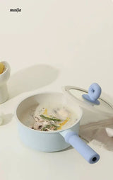 Pastel Blue Milk Steam Pot from CAROTE