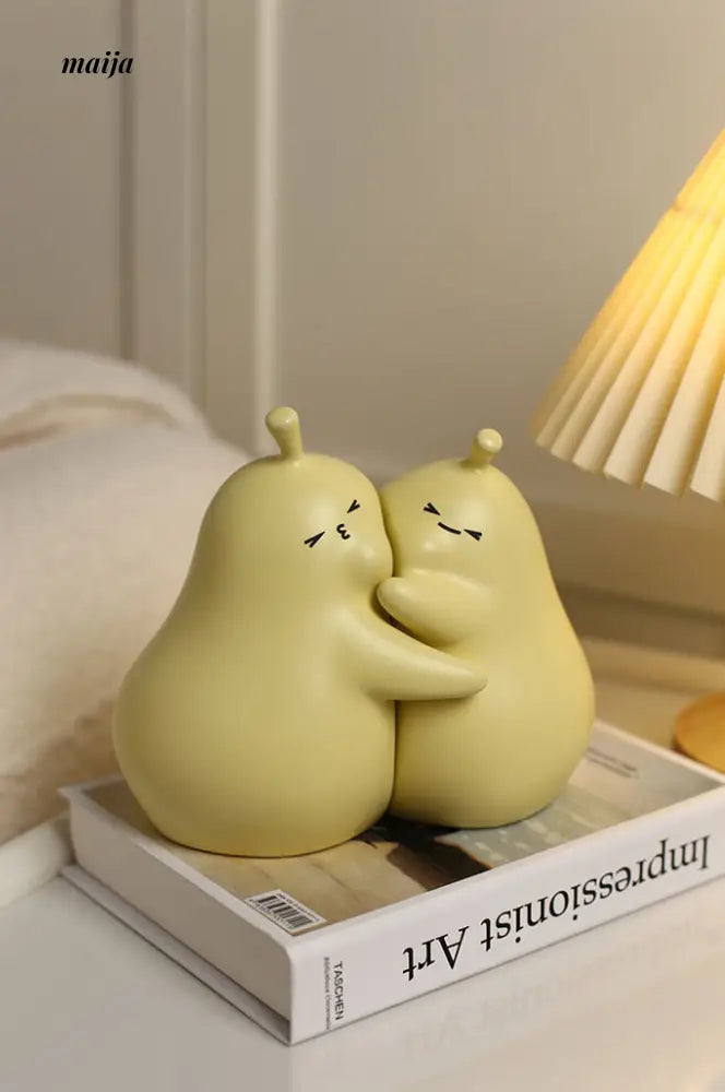 Hugging Pears Bookends from maija