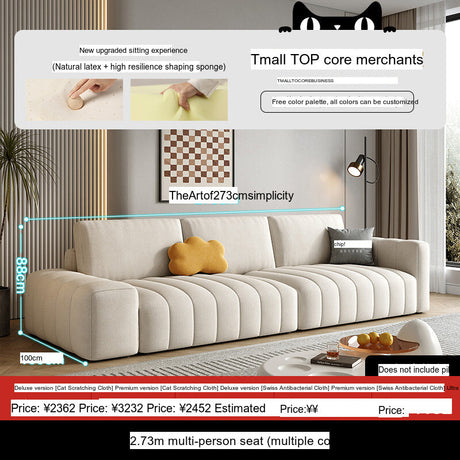 DIPU Landry Scandinavian Cream Modern Sofa from DIPU