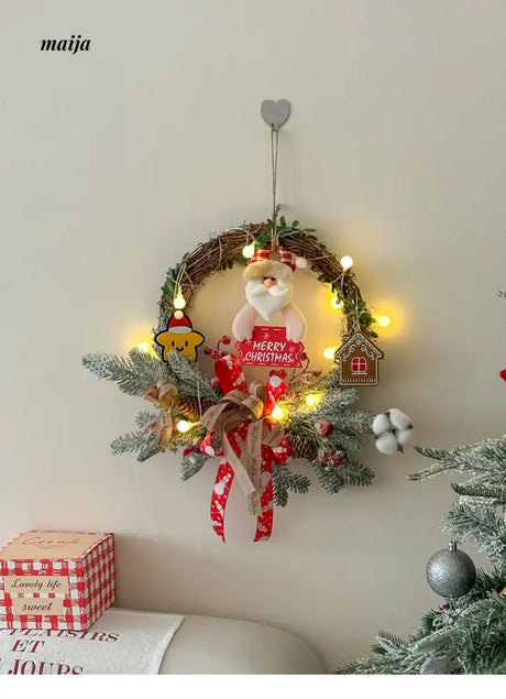 MELONGIRL Christmas Wreath Door Hanging from MELONGIRL
