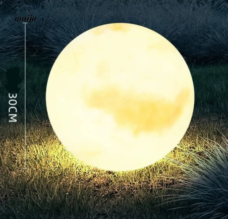 GVG Solar-Powered Waterproof Moon Garden Lamp from Kaiyashi