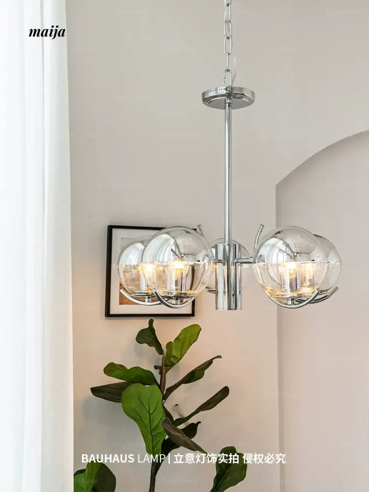 LYNN Space Age Glass Chandelier from Lynn's Lamp