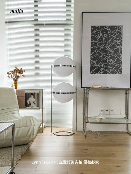 LYNN Nordic Ball Floor Lantern from Lynn's Lamp
