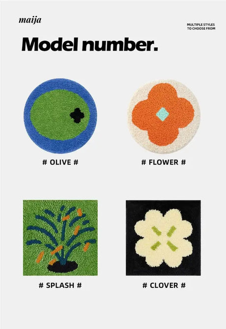 MUYE Flower Tufted Chair Cushion from MUYE