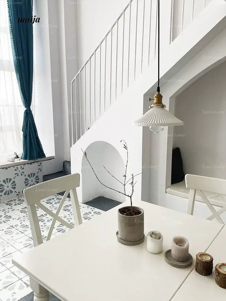 LYNN Scandinavian Fresh Ceramic Chandelier from Lynn's Lamp