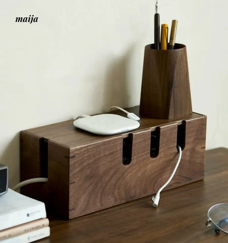 KIMACHI Wooden Cable Management Box from KIMACHI