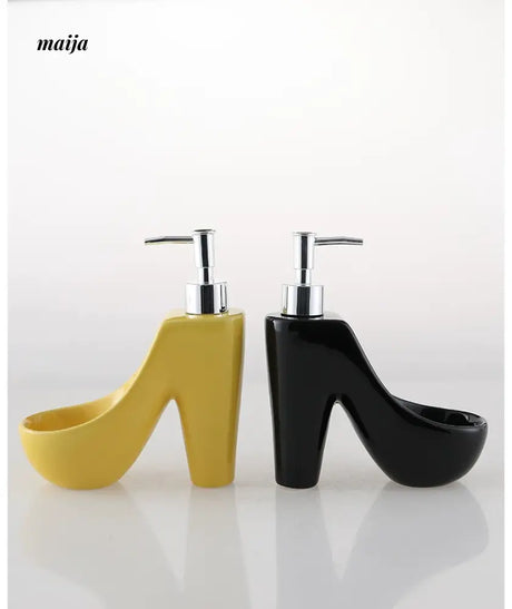 KULE HOME Ceramic Lotion Bottle and Sponge Base from KULE HOME